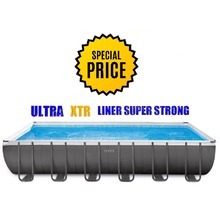 Vanjski bazen Intex Ultra Metal 732 x 366 x 132 cm, piješćeni filtar, New Technology XTR
